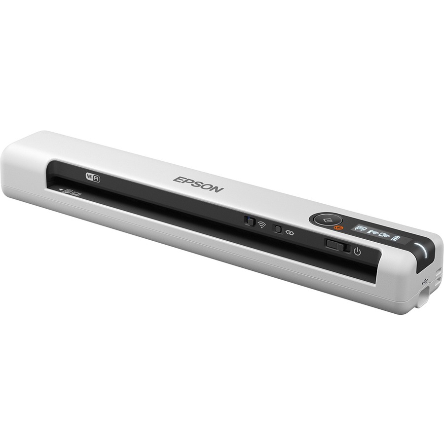 The fastest, smallest and lightest wireless mobile single-sheet-fed document scanner, the Epson DS-80W features wireless scanni